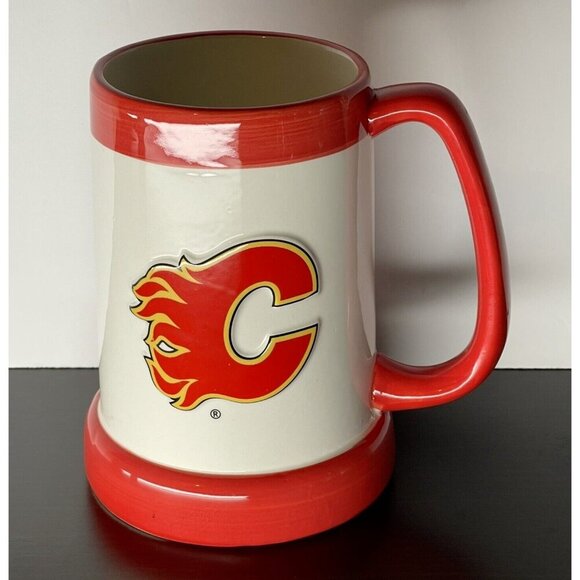 Calgary Flames  Ceramic Beer Stein 30oz. 800ml - Picture 1 of 5